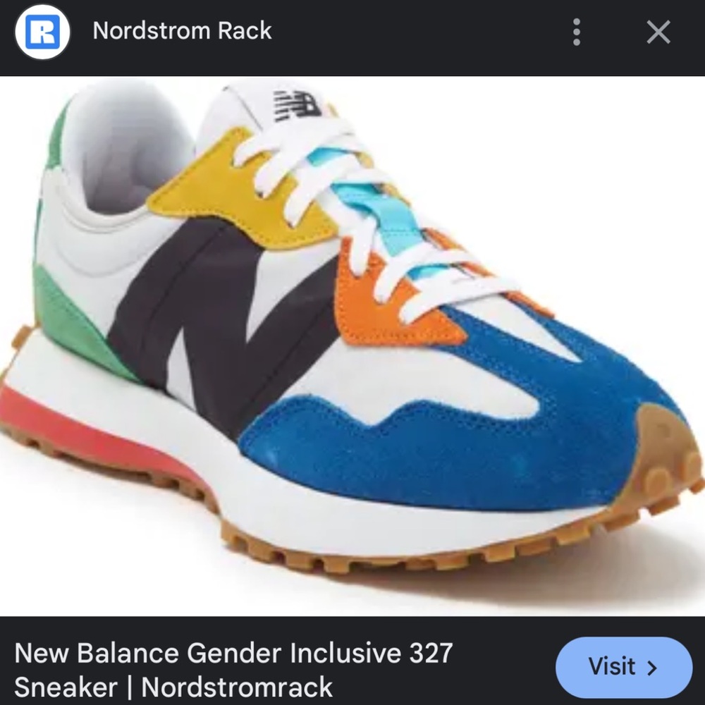 New Balance 327 Multicolor Sneakers